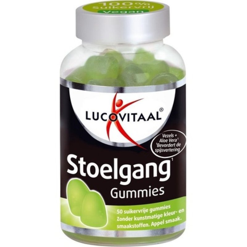 Lucovitaal Food Supplements Stool Gummies Vegan 50 Pieces 50 Piece