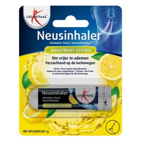 Lucovitaal Nasal Inhaler Free Breathing Amalfi Coast Lemon