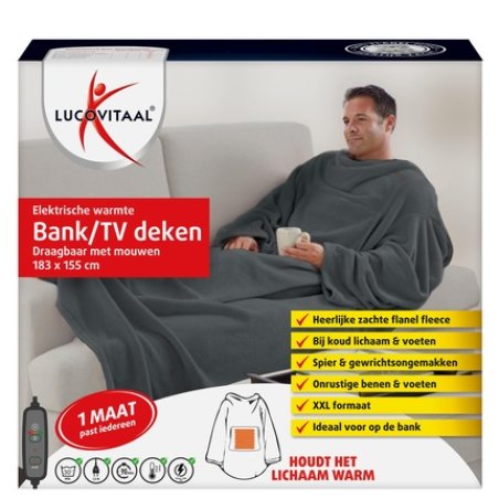 Lucovitaal Electric Sofa/Tv Blanket 183x155 Cm