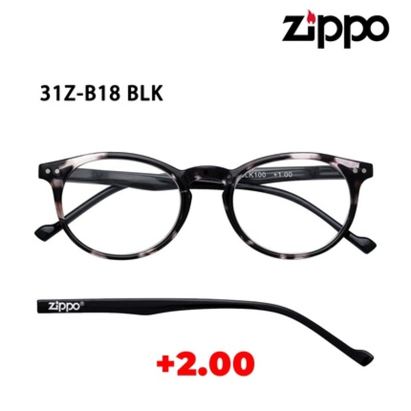 Zippo Zippo 31z-B18-Blk200 Reading Glasses 2.00