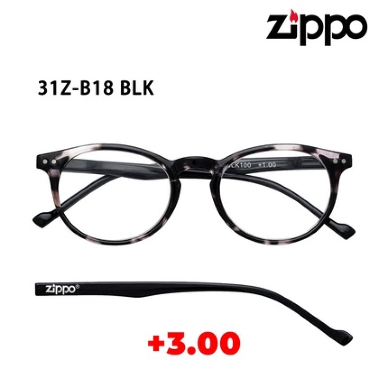 Zippo Zippo 31z-B18-Blk300 Reading Glasses 3.00