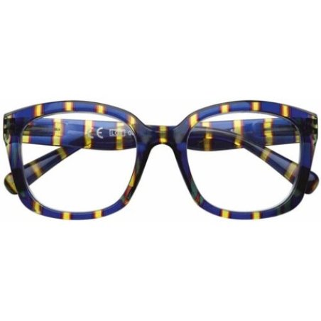Zippo Reading Glasses Yellow Blue Stripes 1.00 to 3.50