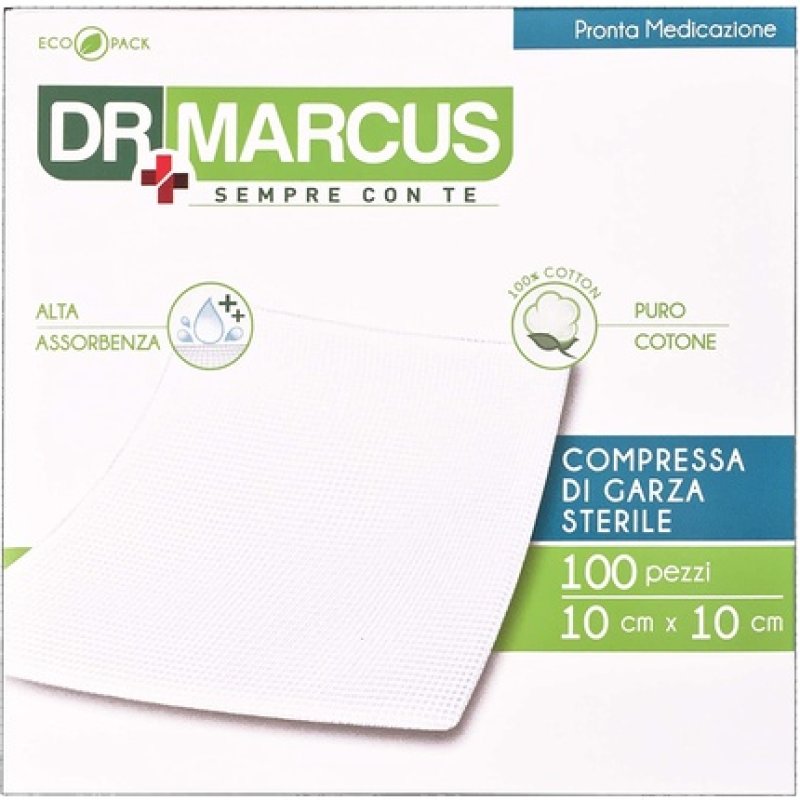 Dr Marcus Gauze 10x10cm. Medicamento Cutaneo Generic
