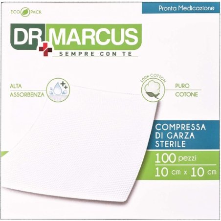 Dr Marcus Gauze 10x10cm. Medicamento Cutaneo Generic