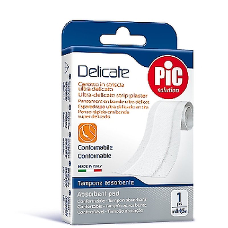 Pic Delicate Ultra Delicate Patch with White Stripes 8cm x 0.5m