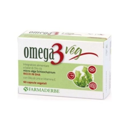FARMADERBE Omega3 Veg Cholesterol Levels Supplement 60 Capsules