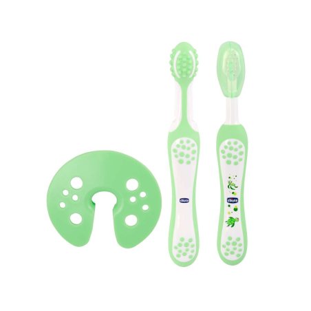 Chicco 00006961000000 toothbrush Toothbrush set Green, White Baby
