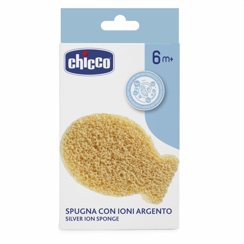 Chicco Children's Sponge with Silver Ions - Soft and Delicate