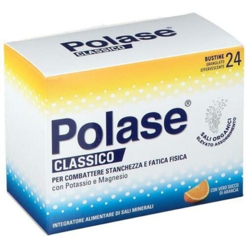 Polase Classico Orange Flavor Electrolyte Supplement 24 Pack - Polase Arancia 24 Pack Effervescent Tablets