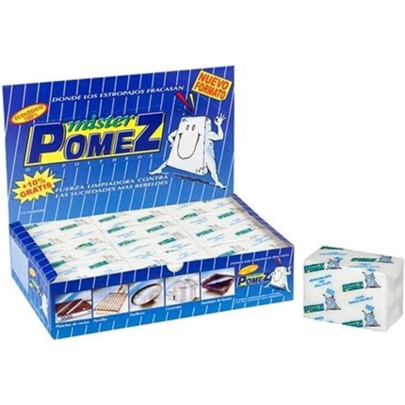 Mister Pómez Pumice Stone Sponge for Kitchen Irons 4 x 7 x 10 cm