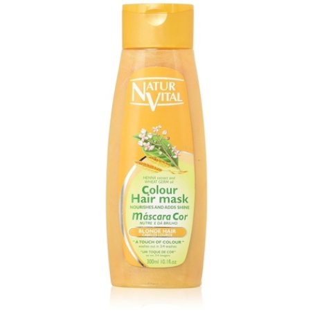 Colouring Hair Mask Repairs and Colours 300ml Natural Organic Blonde Hair