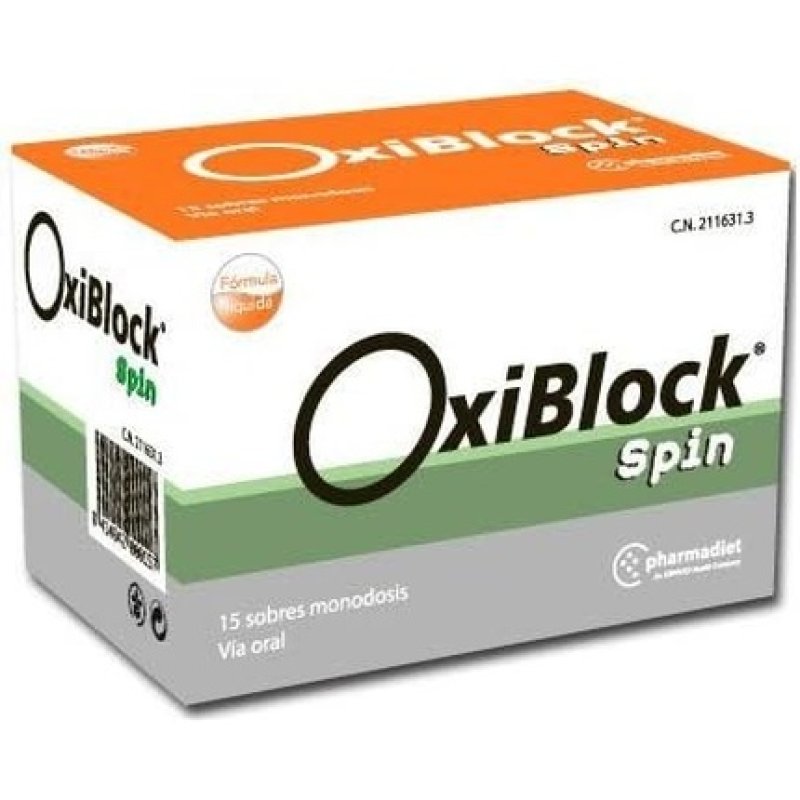 Oxiblock Spin 15 Liquid Sachets