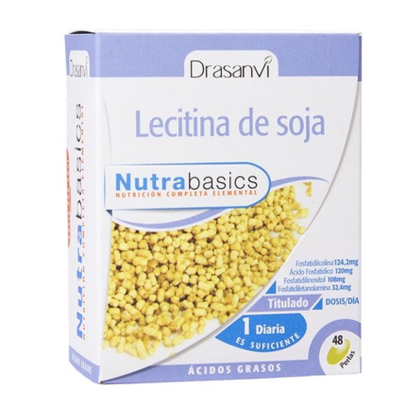 Drasanvi Lecitina Soja 1200 Mg 48 Perlas Nutrabasicos