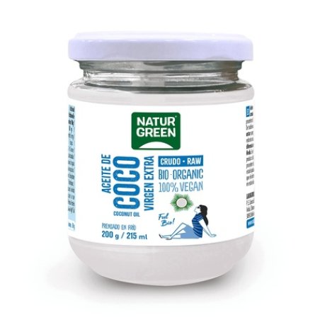 NaturGreen Virgin Coconut Oil Organic Primary Pressed 200g