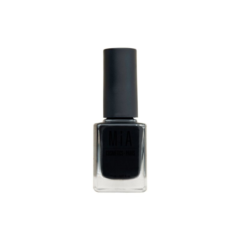 Mia Cosmetics-Paris 3707 Coal Nail Polish 11ml Black