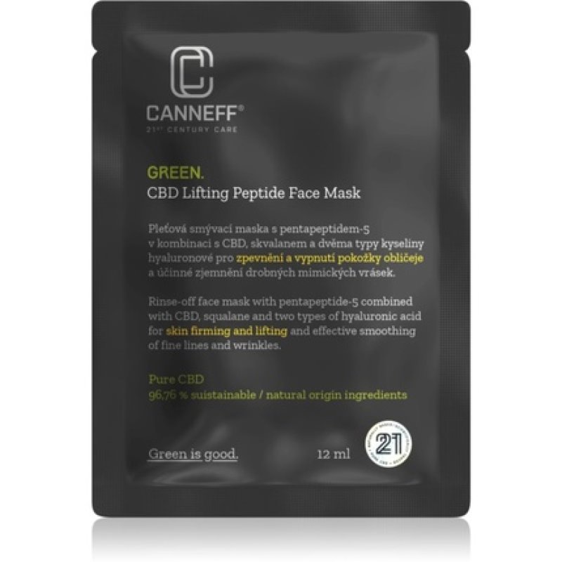 Canneff Green Lifting and Firming Mask with Peptides - 12 ml