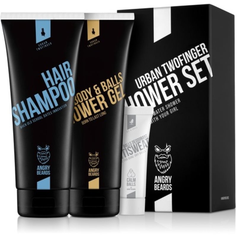 Angry Beards Urban Twofinger Shower Set for Men