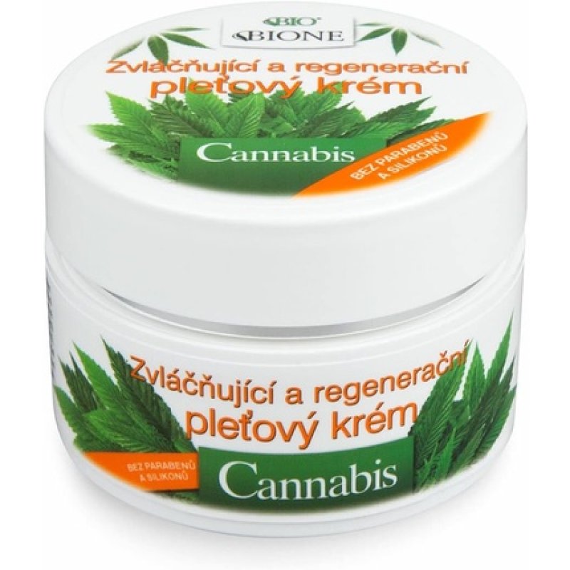 BIONE Regenerating Cannabis Soft Face Cream 51ml Vegan Friendly