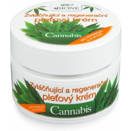 BIONE Regenerating Cannabis Soft Face Cream 51ml Vegan Friendly