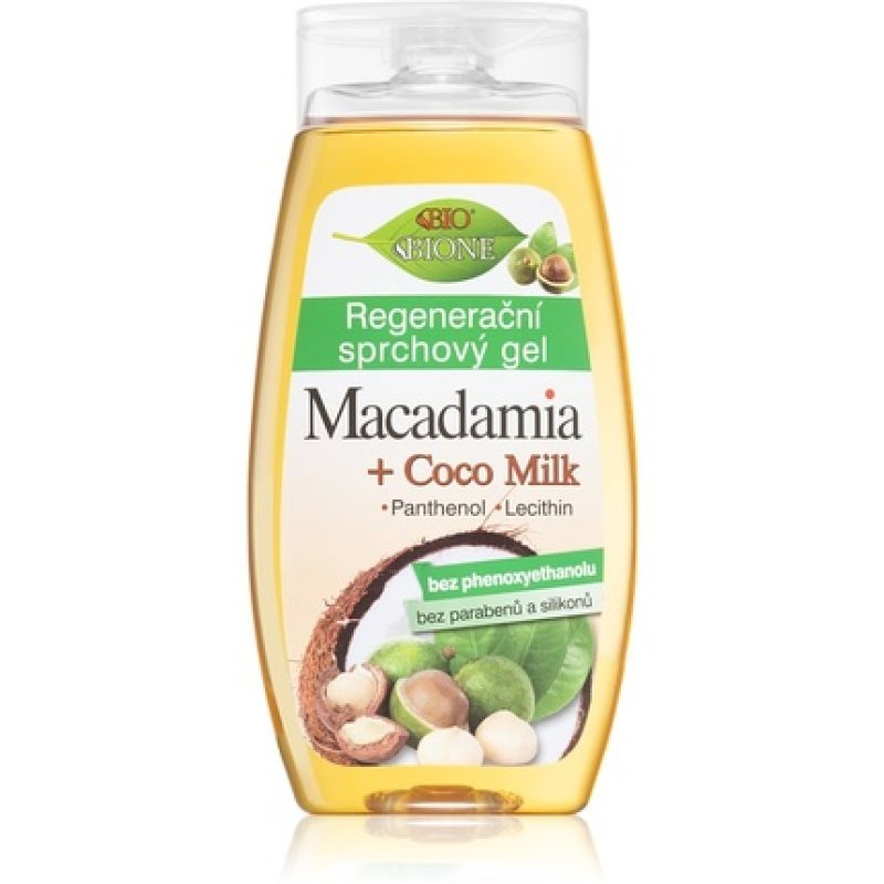 Bione Cosmetics Macadamia Coco Milk Regenerating Shower Gel 260 ml