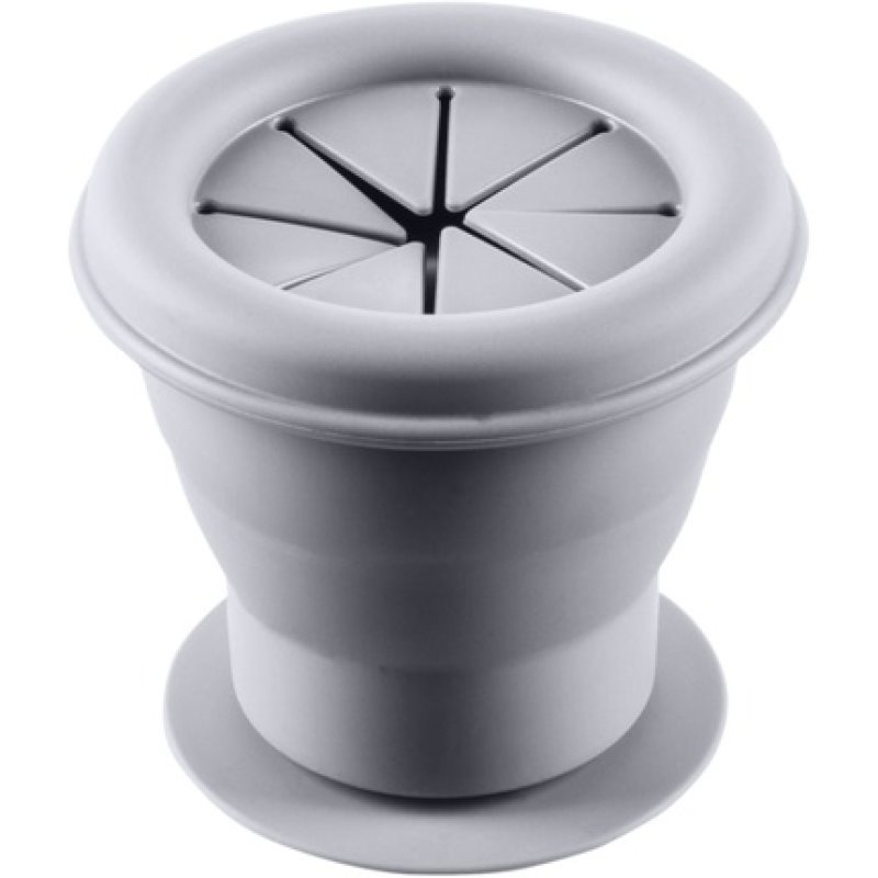 Zopa Silicone Folding Snack Box Dove Grey - 1 pc