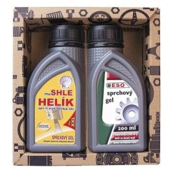 Men's Gift Set 2x Shower Gel 250ml - Helík your Eso, Original Pure Natural, Handmade - Pack of 2