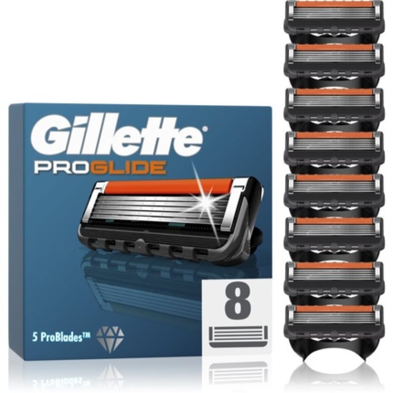 Gillette Fusion5 Proglide Replacement Blades - 8 blades