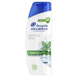 Head & Shoulders Cool Menthol Shampoo - 6 X 330ml