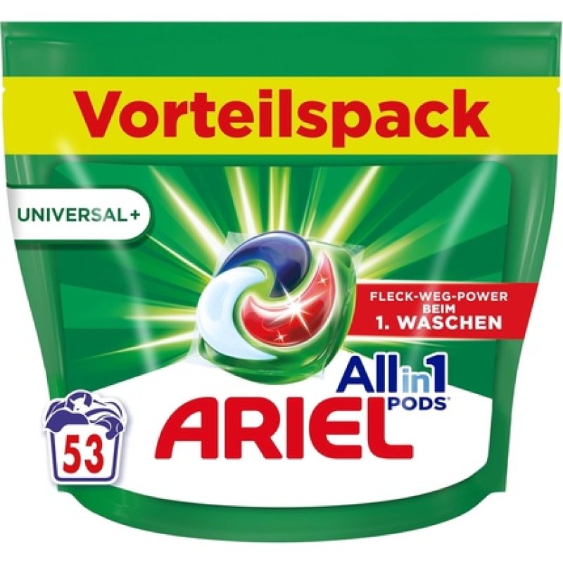 Ariel All-In-1 Pods Liquid Detergent Capsules 53 Loads