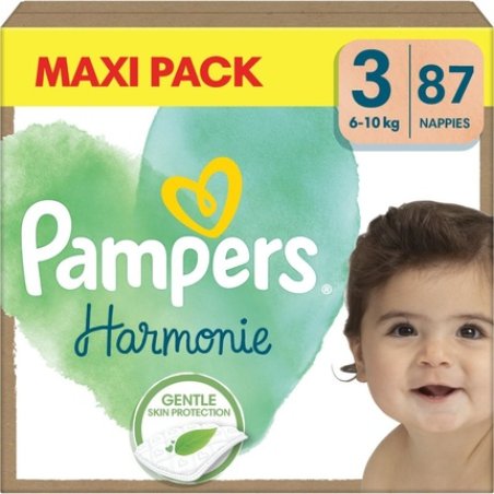 Pampers Harmonie Size 3 Disposable Diapers - 87 pcs, for 6-10 kg