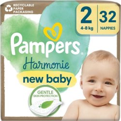 Pampers Harmonie Size 2 Disposable Diapers 4-8 kg - 32 pcs