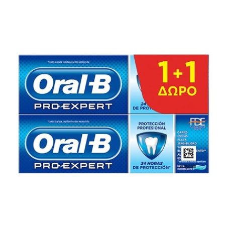 Oral-B Toothpaste Pro Expert Professional Protection 2 X 75 Milliliters, 1 1 Free