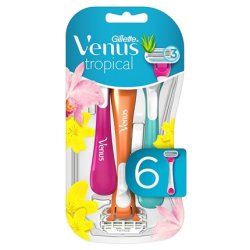 Gillette Venus Tropical Disposable Razors - 6 Pieces