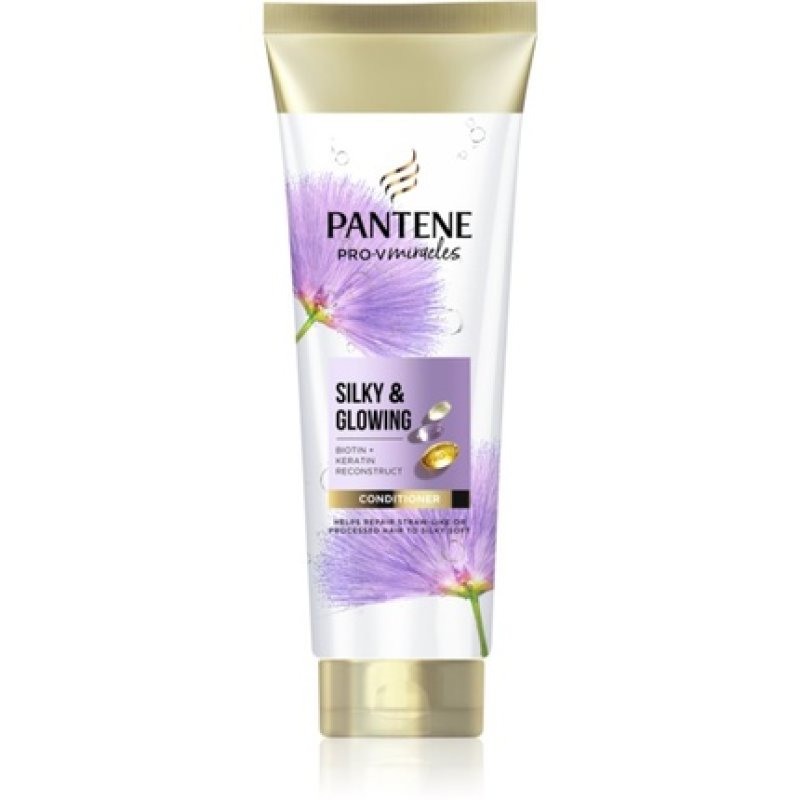 Pantene Pro-V Miracles Silky & Glowing Replenishing Balm with Keratin - 160 ml