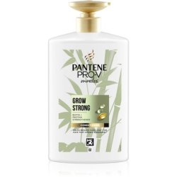 Pantene Pro-V Miracles Grow Strong Conditioner - 1000 ml, for Dry and Damaged Hair with Breakage Tendency