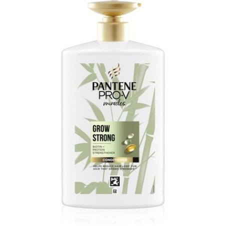 Pantene Pro-V Miracles Grow Strong Conditioner - 1000 ml, for Dry and Damaged Hair with Breakage Tendency