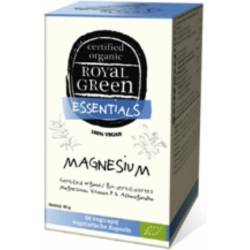 Royal Green - Magnesium With Ashwagandha And Vitamin D - 60 Vegicaps