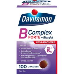Davitamon Vitamin B-Complex Forte With Brewer's Yeast And Vitamin B12 - 100 Tablets