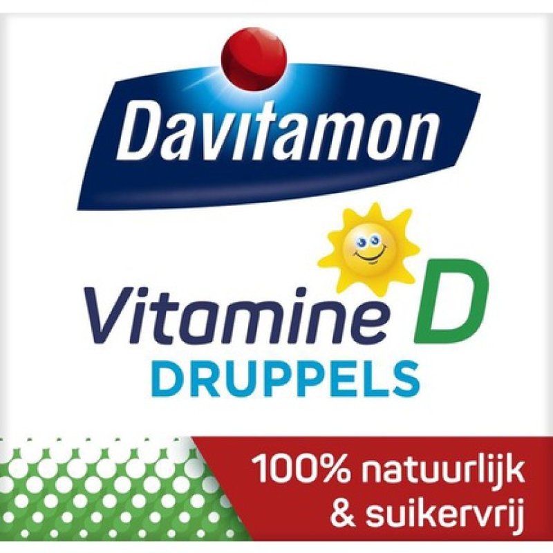 Davitamon Vitamin D Drops - Vitamin D Oil For Babies And Children - With Sunflower Oil - 100% Natural