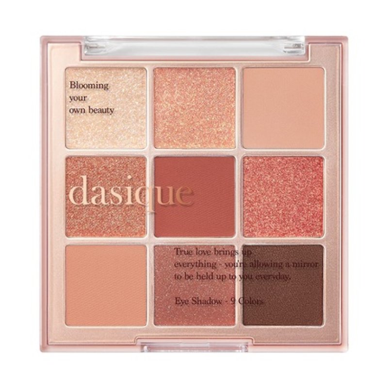 Dasique Shadow Palette No. 02 Rose Petal Cruelty-Free 9 Blendable Shades