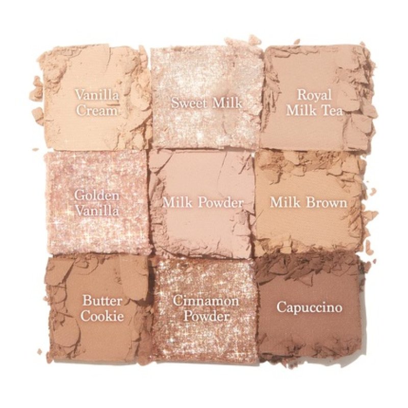 Dasique Shadow Palette 07 Milk Latte Cruelty-Free 9 Blendable Shades