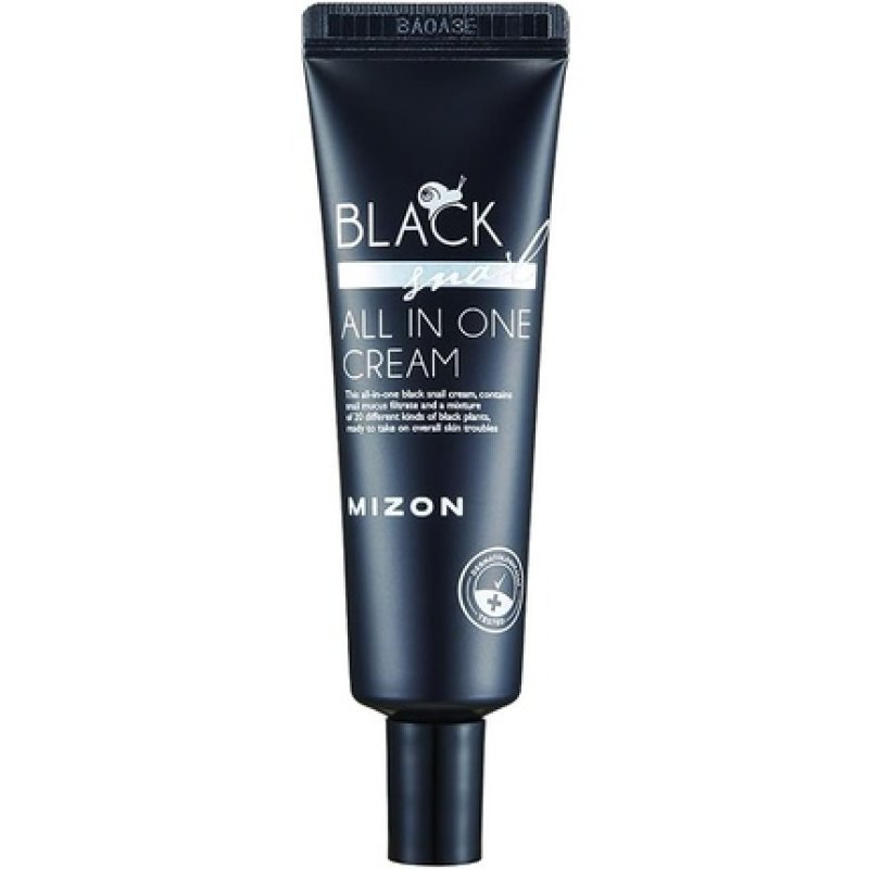 Mizon Black Snail All in One Cream Tube 35ml Premium Snail Repair Cream Intensive Care Korean Skin Care with Black