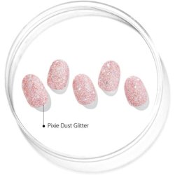 ohora Semi Cured Gel Nail Strips N Pixie Dust - Works with Any Nail Lamps Salon-Quality Long Lasting Easy to Apply &