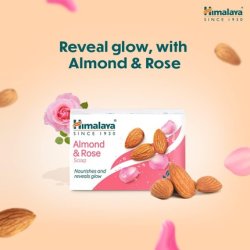Himalaya Herbals Almond and Rose Moisturizing Soap 75g