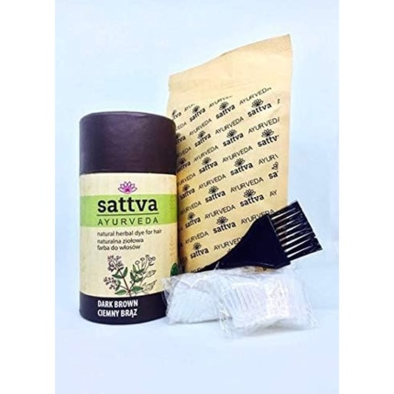 Sattva Natural Herbal Dye for Hair Dark Brown