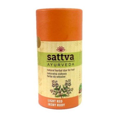 Sattva Natural Herbal Dye For Hair Light Red 150g