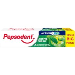 Pepsodent Toothpaste 125ml Active Fresh with Natural Herbs and Green Tea