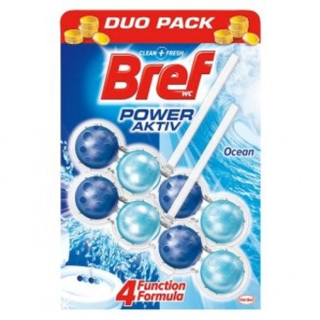 Bref Wc Block Power Activ Ocean - 2 X 50 Grams