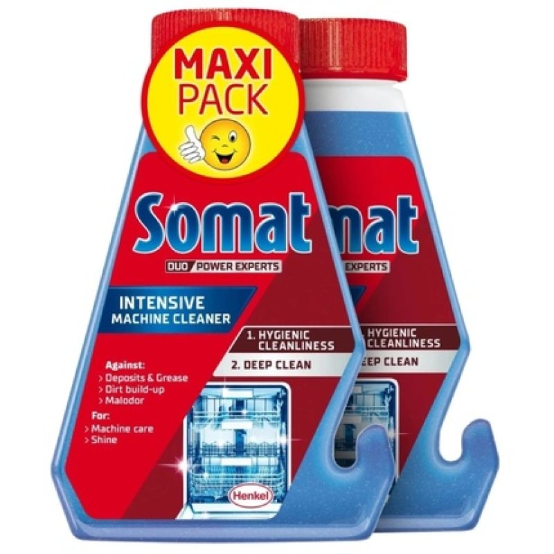 Somat Duo Power Experts Dishwasher Cleaning Agent 2 X 250 Ml