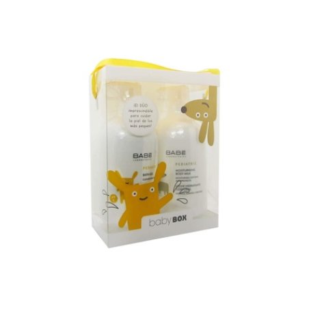 Babe Pediatric Pack Gel Bath 500ml and Moisturising Body Milk 500ml
